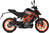 Terminale Di Scarico Con Omologazione Suono X-M1 Inox Nero - Mivv Compatibile Con Ktm 125 Duke (2021-2023)