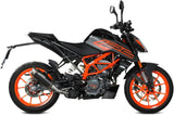 Terminale Di Scarico Con Omologazione Suono Gppro Inox Nero - Mivv Compatibile Con Ktm 390 Duke (2021-2023)