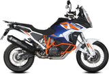 Terminale Di Scarico Con Omologazione Suono Speed Edge Inox Nero Carbonio - Mivv Compatibile Con Ktm 1290 Super Adventure - R - S - T (2021-2024)