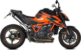 Doppio Terminale Di Scarico Con Omologazione Suono X-M5 Titanio Carbonio - Mivv Compatibile Con Ktm Duke 1290 (2020-2024)