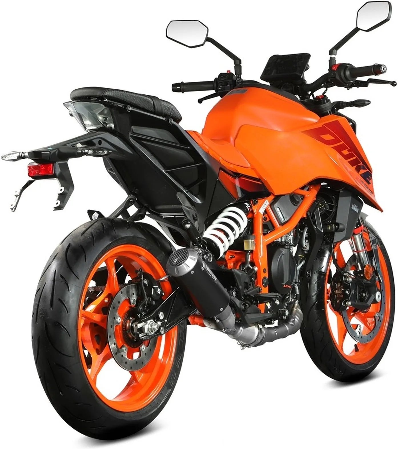 Terminale Di Scarico Non Catalizzato E Senza Omologazione Suono Mk3 Inox Nero - Mivv Compatibile Con Ktm 390 Duke (2024)