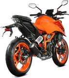 Terminale Di Scarico Non Catalizzato E Senza Omologazione Suono Mk3 Inox Nero - Mivv Compatibile Con Ktm 125 Duke (2024)