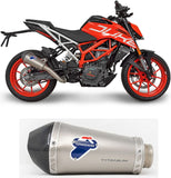 Terminale Di Scarico Senza Omologazione Suono Relevance Titanio Coppa Carbonio - Termignoni Compatibile Con Ktm 390 Duke (2017-2019)