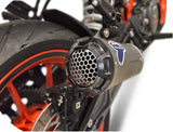 Terminale Di Scarico Senza Omologazione Suono Gp2R-Rht Titanio Coppa Alluminio - Termignoni Compatibile Con Ktm 390 Duke (2017-2019)