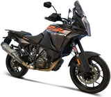 Terminale Di Scarico Con Omologazione Suono Acciaio Inox Coppa Carbonio - Termignoni Compatibile Con Ktm 1290 Super Adventure (2019-2020)