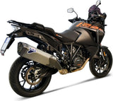 Terminale Di Scarico Con Omologazione Suono Acciaio Inox Coppa Carbonio - Termignoni Compatibile Con Ktm 1290 Super Adventure (2019-2020)