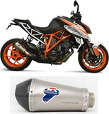 Terminale Di Scarico Senza Omologazione Suono Relevance Titanio Coppa Carbonio - Termignoni Compatibile Con Ktm 1290 Super Duke R (2017-2019)