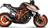 Terminale Di Scarico Senza Omologazione Suono Gp2R-Rht Titanio Coppa Alluminio - Termignoni Compatibile Con Ktm 1290 Super Duke R (2017-2019)