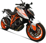 Terminale Di Scarico Senza Omologazione Suono Relevance D70 Titanio Coppa Carbonio - Termignoni Compatibile Con Ktm 1290 Super Duke R (2017-2019)