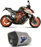 Terminale Di Scarico Senza Omologazione Suono Relevance D70 Titanio Coppa Carbonio - Termignoni Compatibile Con Ktm 1290 Super Duke R (2017-2019)