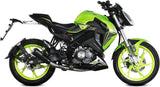 Impianto Di Scarico Completo Non Catalizzato E Senza Omologazione Suono X-M1 Inox Nero - Mivv Compatibile Con Keeway Rkf 125 (2021-2024)
