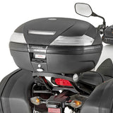 Top Case K29N 29 Lt + Rear-Rack Monolock - Kappa Moto Compatible With Honda Cb 650 F (2014-2016)
