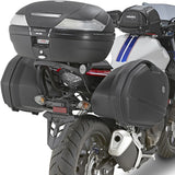 Valigia Kgr52 Garda 52 Lt + Attacco Posteriore Monokey - Kappa Moto Compatibile Con Honda Cb 500 F (2016-2018)