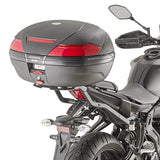 Top Case Kgr46 + Side-Bags Kmlw01 + Side-Case Holder - Kappa Moto Compatible With Yamaha Mt-07 (2018-2020)