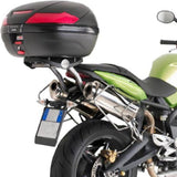 Top Case K42N 42 Lt + Rear-Rack Monolock - Kappa Moto Compatible With Triumph Street Triple 675 (2007-2012)