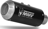 Dual Exhaust System With Sound Certification Mk3 Steel Black - Mivv Compatible With Ktm Duke 1290 (2014-2019)