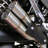 Impianto Di Scarico Completo Non Catalizzato E Senza Omologazione Suono F205 Acciaio - Gpr Compatibile Con Fb Mondial Hps 300 (2018-2019)