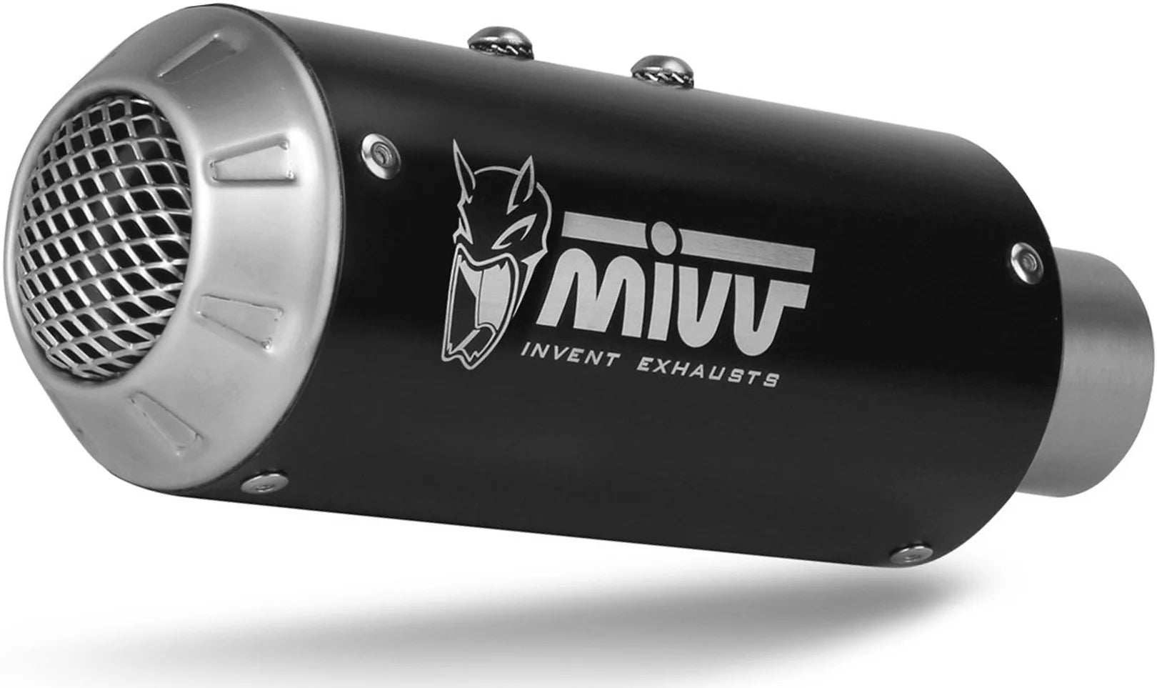 Terminale Di Scarico Non Catalizzato E Senza Omologazione Suono Mk3 Inox Nero - Mivv Compatibile Con Ktm 125 Duke (2021-2023)