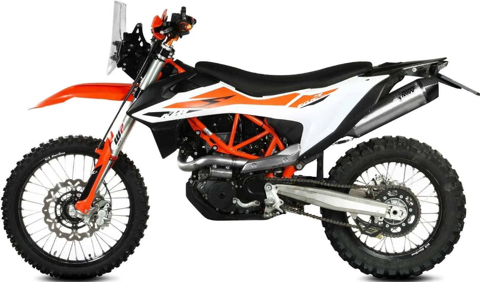 Terminale Di Scarico Non Catalizzato E Senza Omologazione Suono Str1 Inox - Mivv Compatibile Con Ktm 690 Smc R (2019-2020)