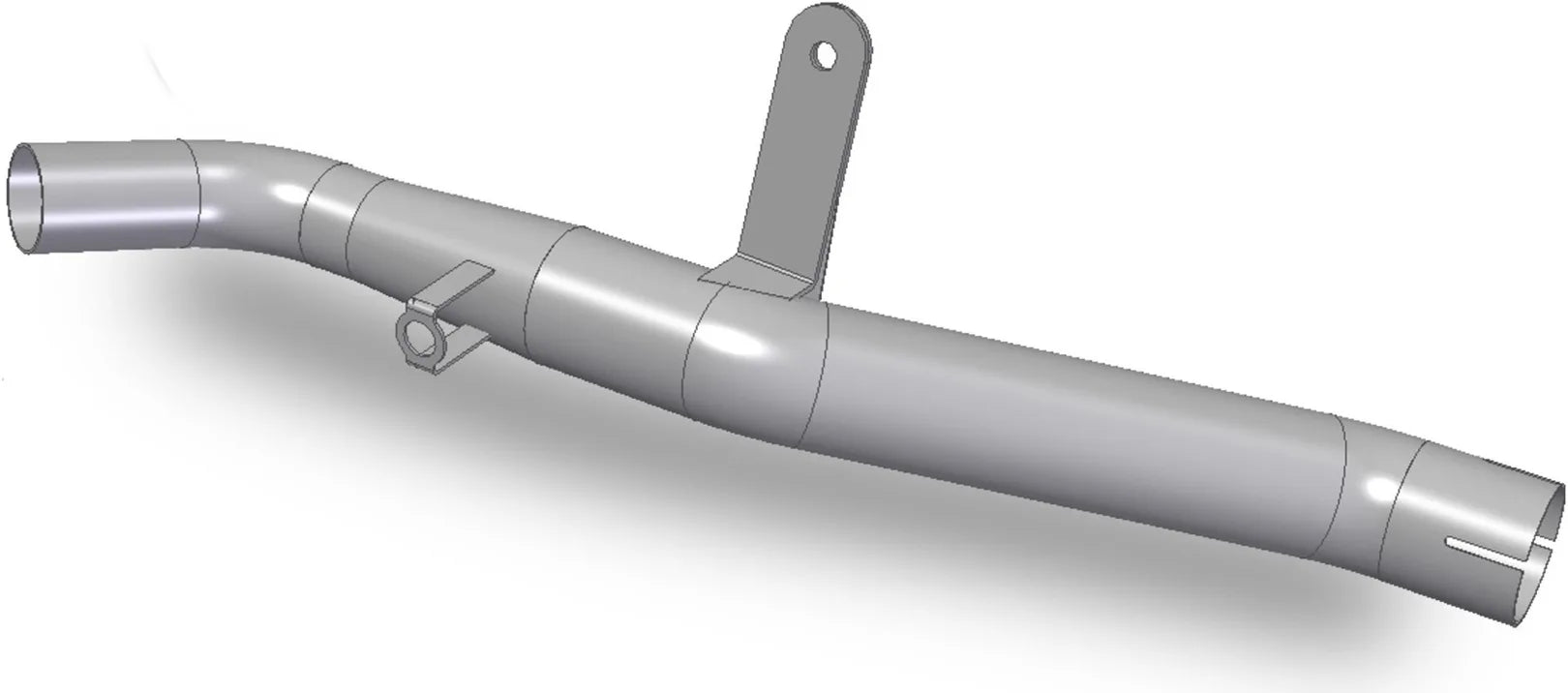 Tubo Di Raccordo Non Catalizzato - Mivv Compatibile Con Moto Morini X-Cape 649 (2021-2024)
