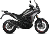 Terminale Di Scarico Con Omologazione Suono Suono Inox Nero Carbonio - Mivv Compatibile Con Moto Morini X-Cape 649 (2021-2024)