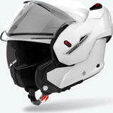Casco Modulare Per Moto Airoh Mathisse Ii - Mth214 Thermoplastic Hrt Bianco Gloss Color Taglia L