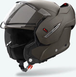 Casco Modulare Per Moto Airoh Mathisse Ii - Mth291 Thermoplastic Hrt Bronzo Matto Color Taglia L