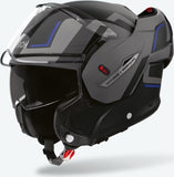 Flip-Up Motorcycle Helmet Airoh Mathisse Ii - Mth2G18 Thermoplastic Hrt Matte Blue Genius Size M