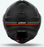 Casco Modulare Per Moto Airoh Mathisse Ii - Mth2G32 Thermoplastic Hrt Arancio Matto Genius Taglia Xs