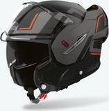 Casco Modulare Per Moto Airoh Mathisse Ii - Mth2G32 Thermoplastic Hrt Arancio Matto Genius Taglia Xxxl