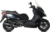 Impianto Di Scarico Completo Catalizzato E Con Omologazione Suono Mover Inox Nero - Mivv Compatibile Con Kymco Downtown 125 (2009-2016)
