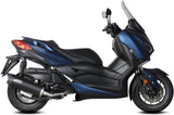 Terminale Di Scarico Catalizzato E Con Omologazione Suono Mover Inox Nero - Mivv Compatibile Con Yamaha X-Max 400 (2017-2020)