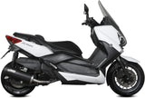 Terminale Di Scarico Non Catalizzato E Senza Omologazione Suono Mover Inox Nero - Mivv Compatibile Con Yamaha X-Max 400 (2013-2016)