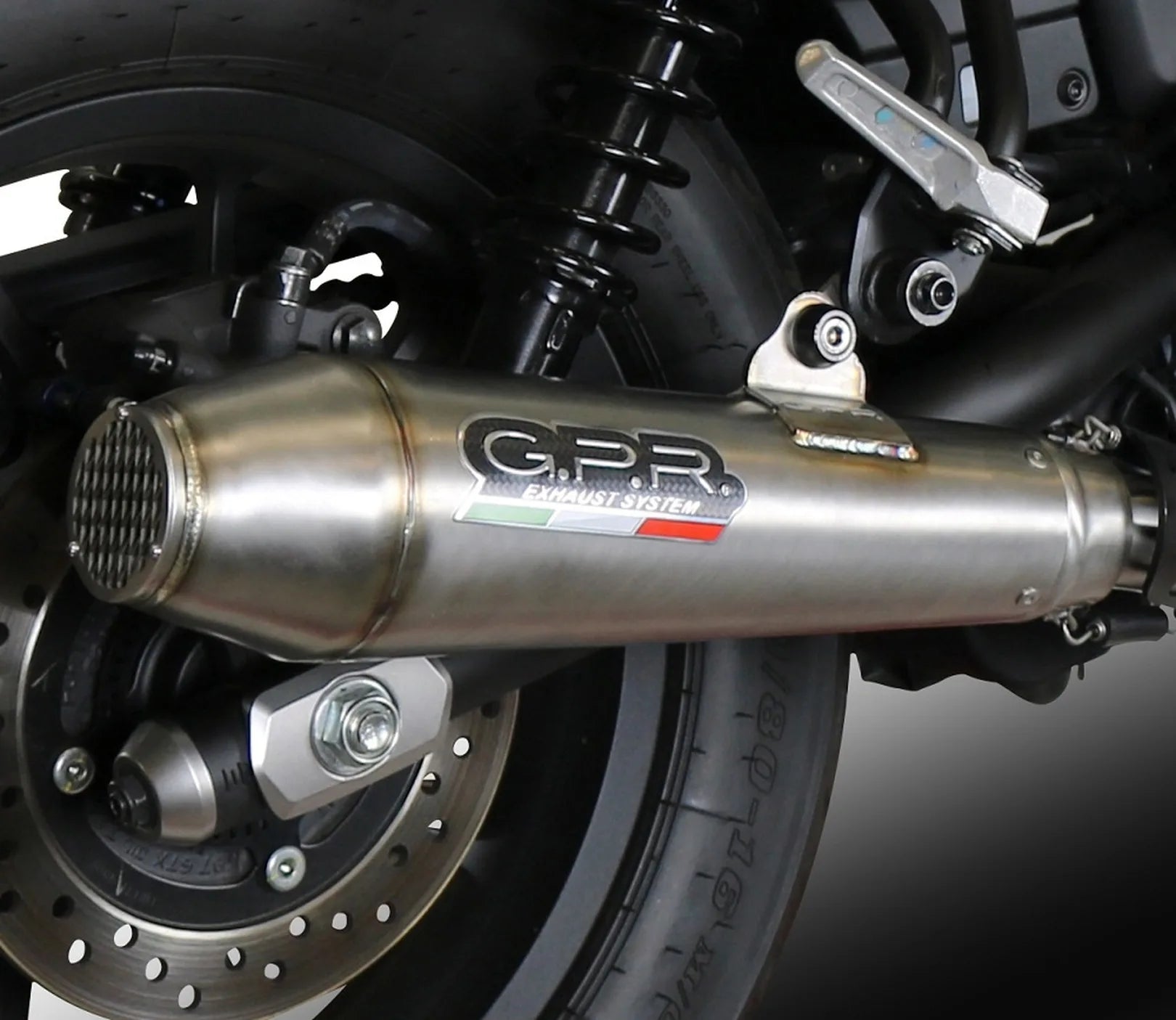 Terminale Di Scarico Con Omologazione Suono Ultracone Acciaio - Gpr Compatibile Con Brixton Crossfire 500 X (2020-2021)