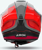 Casco Integrale Per Moto Airoh Matryx - Mxrk55 Composite Carbon Rosso Gloss Rocket Taglia L
