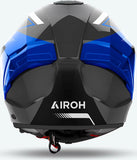 Casco Integrale Per Moto Airoh Matryx - Mxw18 Composite Carbon Blu Gloss Wide Taglia Xs