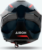 Casco Integrale Per Moto Airoh Matryx - Mxw55 Composite Carbon Rosso Gloss Wide Taglia Xxl