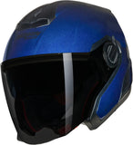 Casco Urban Commuting Per Moto Nolan N40-5 Blu Profondo Nobile 312 Taglia M