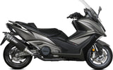 Uncatalysed Exhaust System Without Sound Certification Sr-1 Steel Black - Mivv Compatible With Kymco Ak 550 (2021-2024)