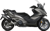 Terminale Di Scarico Non Catalizzato E Senza Omologazione Suono Sr-1 Inox Nero - Mivv Compatibile Con Kymco Ak 550 (2021-2024)