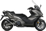 Impianto Di Scarico Completo Non Catalizzato E Senza Omologazione Suono Gppro Inox Nero - Mivv Compatibile Con Kymco Ak 550 (2021-2024)