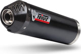 Exhaust Tip With Noise Certification Oval Steel Black Carbon - Mivv Compatible With Suzuki V-Strom 1050 (2020-2024)