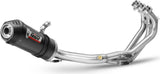 Impianto Di Scarico Completo Catalizzato E Con Omologazione Suono Oval Carbonio Carbonio - Mivv Compatibile Con Yamaha Tracer 900 Gt (2013-2020)