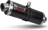 Non-Catalytic Exhaust Tip With Sound Certification Oval Carbon - Mivv Compatible With Suzuki Sv 650 (2003)