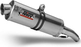 Exhaust Tip With Noise Certification Oval Stainless Steel - Mivv Compatible With Suzuki Dl 1000 V-Strom (2014-2020)