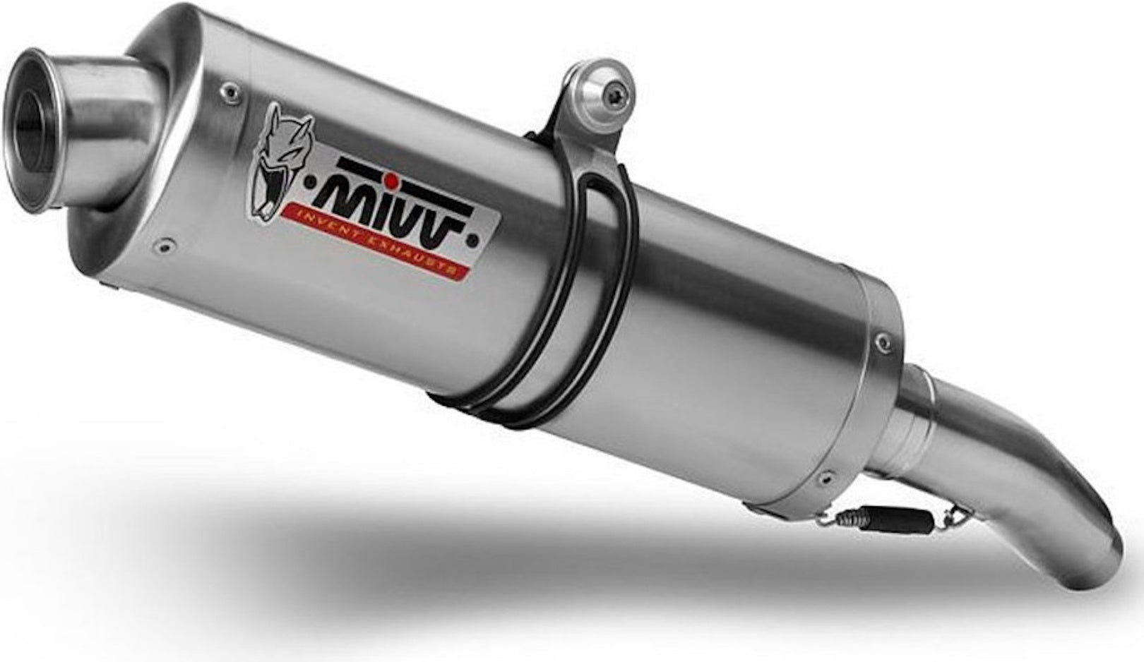 Non-Catalytic Exhaust Tip With Sound Certification Oval Stainless Steel - Mivv Compatible With Aprilia Tuono Fighter 1000 (2002-2005)