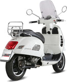 Impianto Di Scarico Completo Catalizzato E Con Omologazione Suono Delta Race Inox Nero Carbonio - Mivv Compatibile Con Piaggio Vespa Gts 300 (2008-2020)