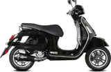 Terminale Di Scarico Non Catalizzato E Con Omologazione Suono Delta Race Inox Nero Carbonio - Mivv Compatibile Con Piaggio Vespa Gtv 300 (2023-2024)