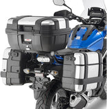 Valigie Laterali Monokey Trekker Nero 92 Lt Trekker Alluminio - Givi Compatibile Con Honda Nc 750 X (2016-2020)