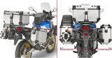 Attacco Posteriore Monokey + Portavaligie Laterale Per Valigie Monokey Cam-Side - Givi Compatibile Con Honda Crf 1000 L Africa Twin Adventure Sports (2018-2019)